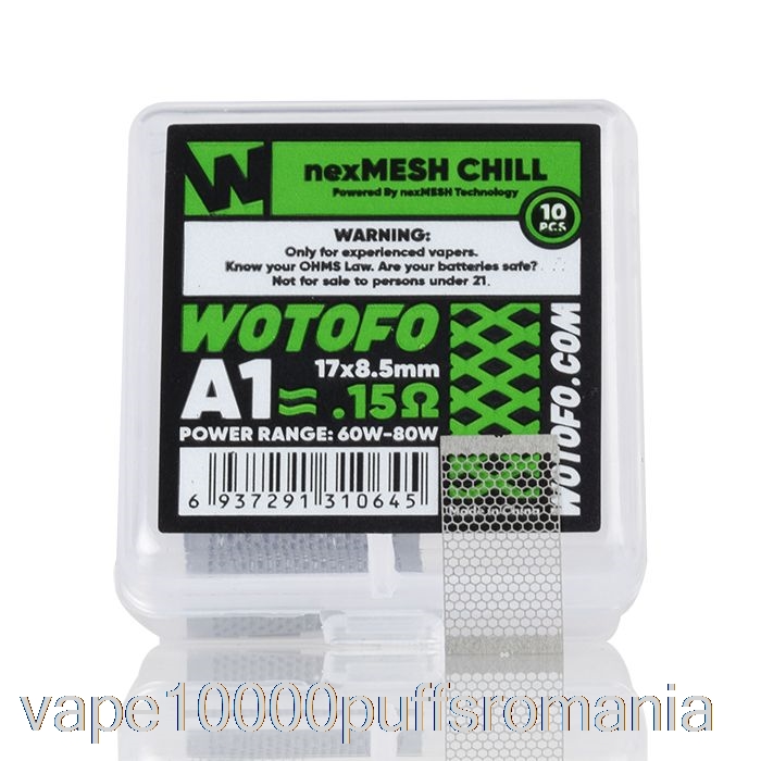 Bobine De înlocuire Vape Romania Wotofo Nexmesh Mesh 0.15ohm Nexmesh Chill A1